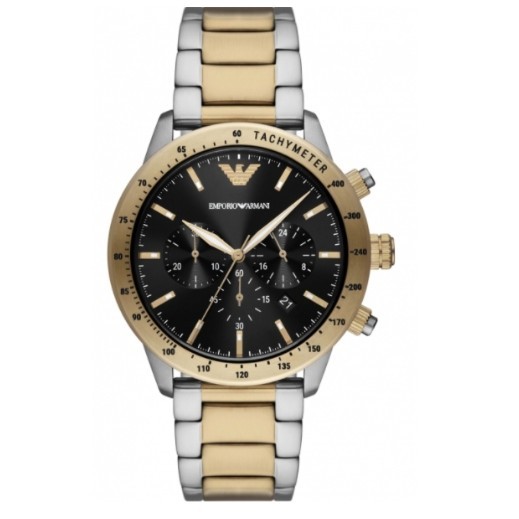 Emporio Armani Chronograph Quartz Black Dial Men's Watch AR11241 AR11242 AR11243 AR11521 43mm