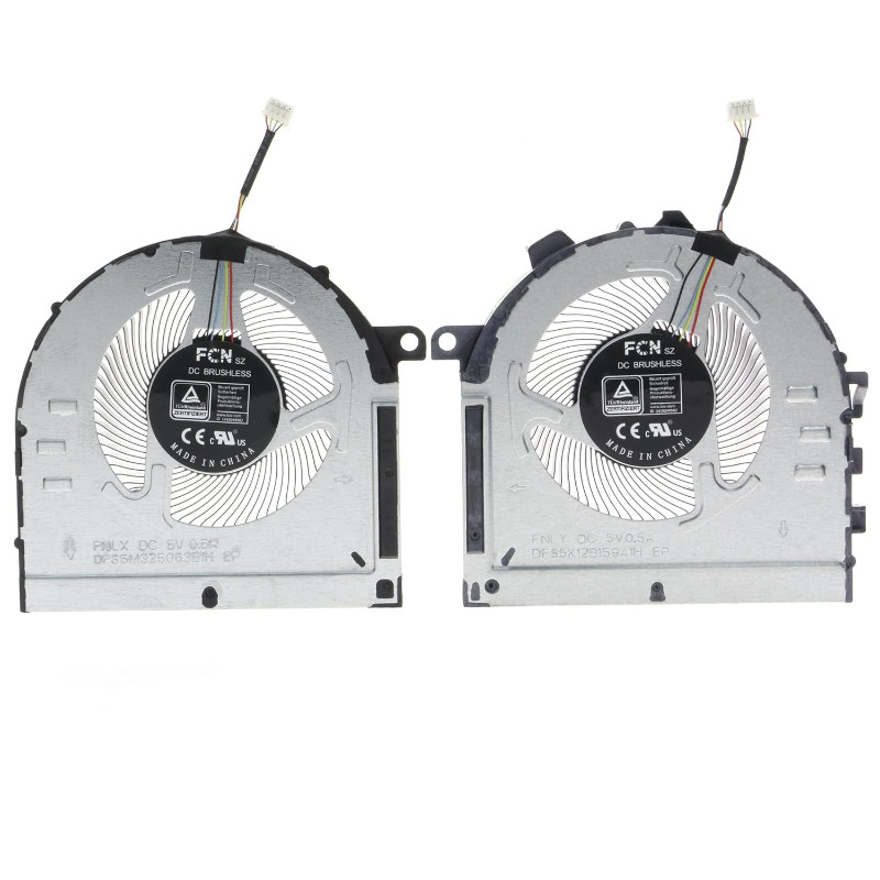 CPU GPU พัดลมระบายความร้อนสําหรับ Lenovo Ideapad Gaming 3-15ACH6 3-15IHU6 5h40s20422 DFS5M325063B1H 