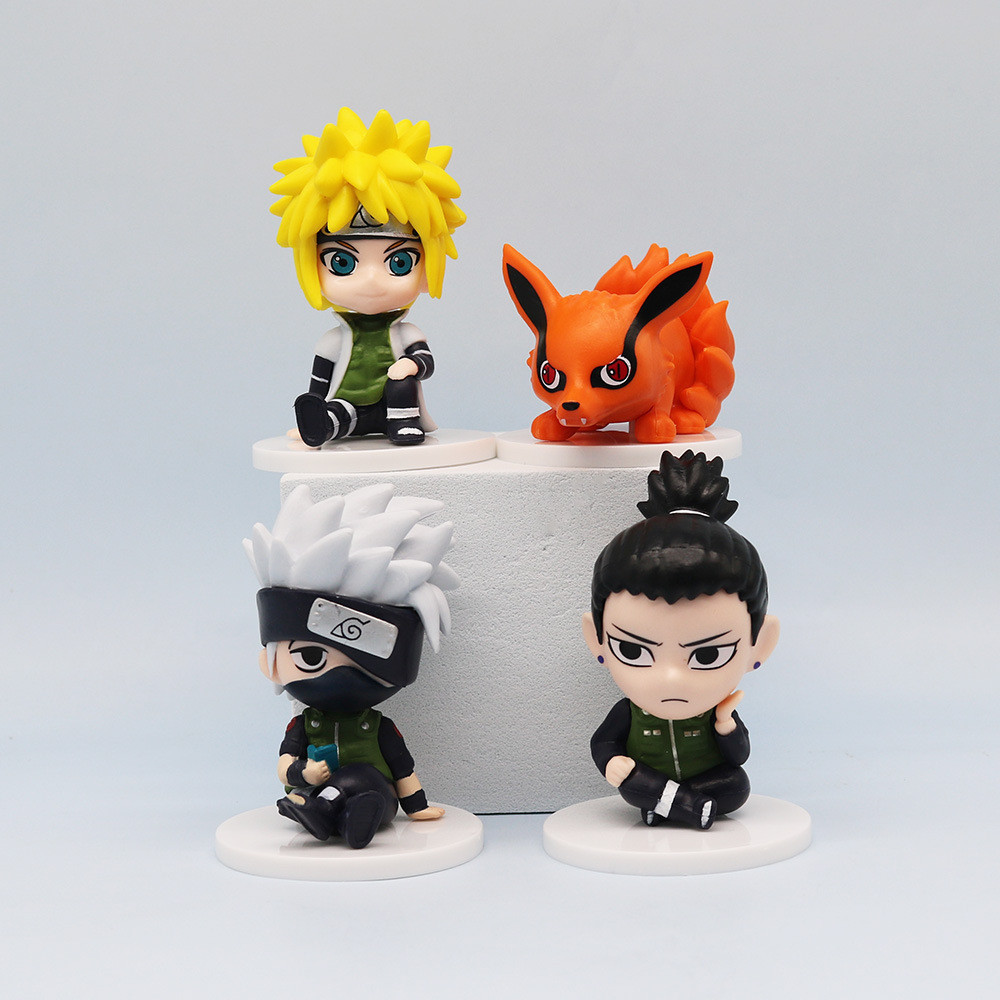 Naruto Gashapon รถเค ้ กตกแต ่ งตุ ๊ กตาอะนิเมะ