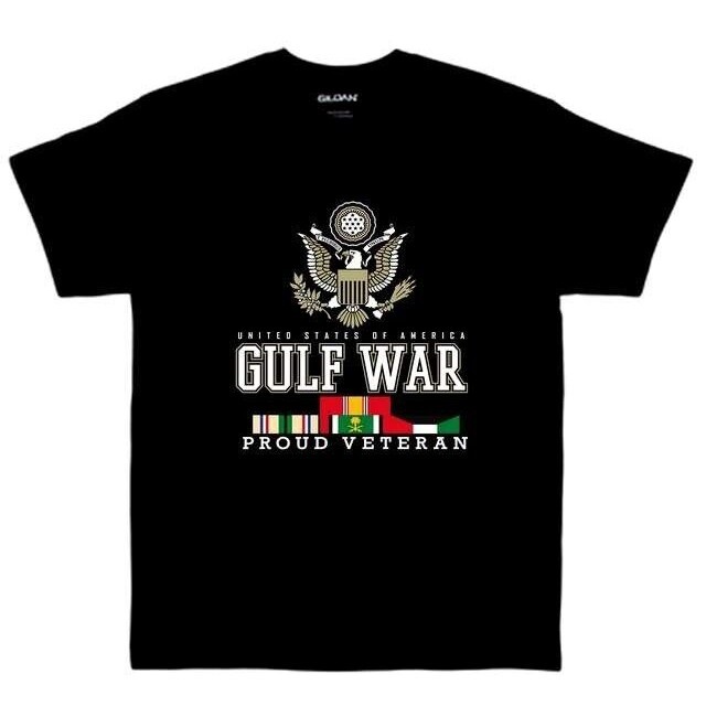 Veteran Eagle - เสื้อยืด Gulf War Gildan Heavy Cotton