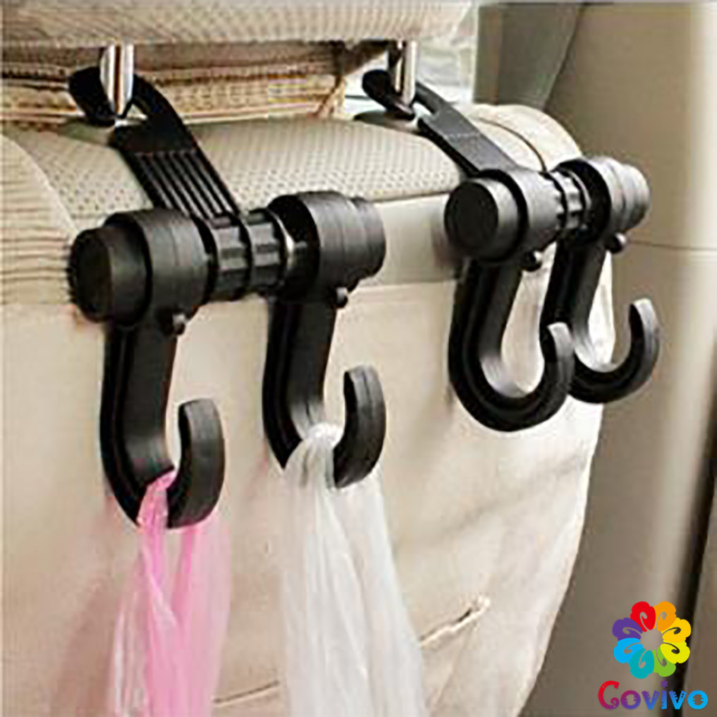 Covivo ที่เกี่ยวเป๋าหลังรถราคา  ตะขอเกี่ยวกระเป๋า สิ่งของ กระเป๋าติดเบาะหลังรถ ตะขอเก็บของ Car Hook