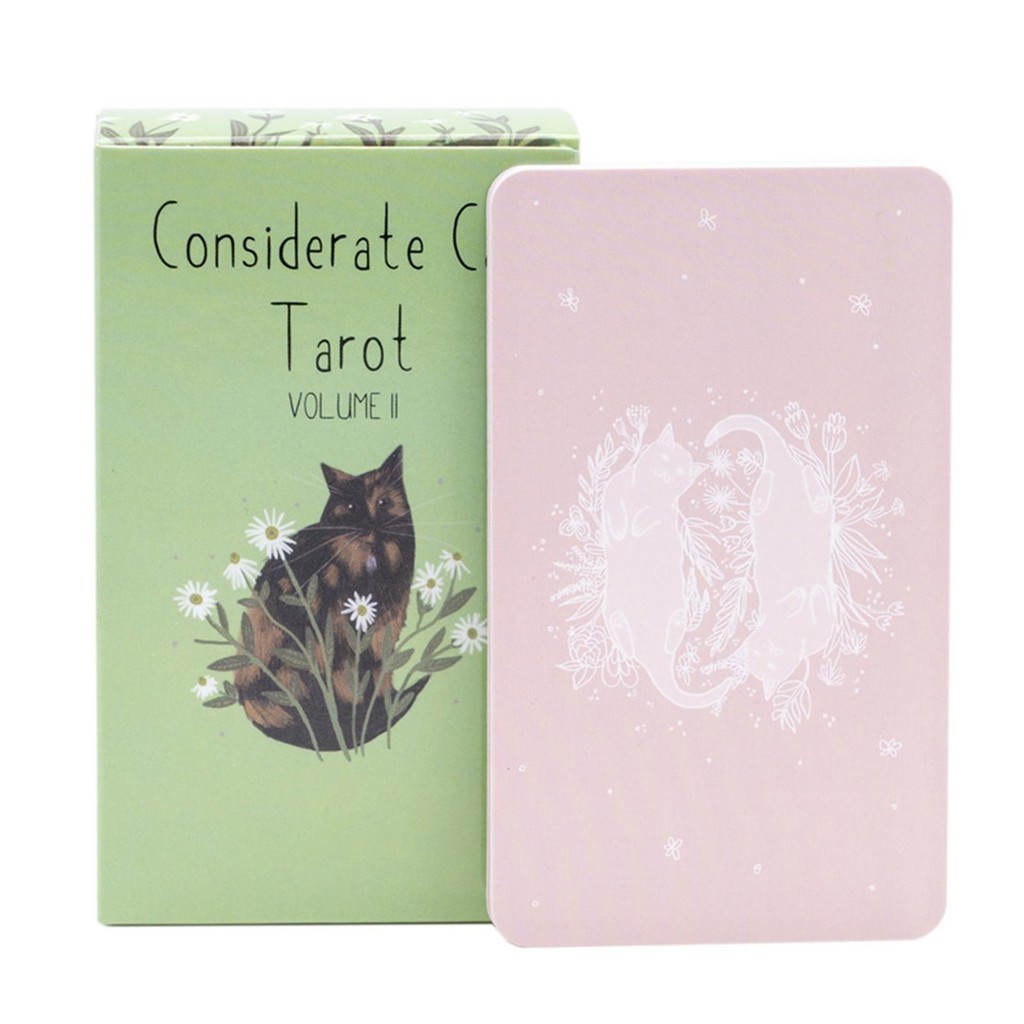 พิจารณาไพ ่ ทาโรต ์ แมวดาดฟ ้ าเกมสนุกไพ ่ ทาโรต ์ ลึกลับ 78 ชิ ้ น Oracle Card verasath