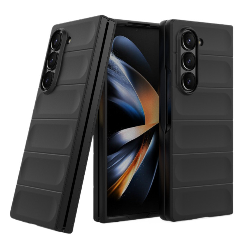 เคสโทรศัพท์แบบพับได้สําหรับ Samsung Galaxy Z พับ 8 Ultra 7 6 5 4 3 Fold4 Fold6 Fold5 ZFold8 5G Square Soft Liquid TPU ปลอกซิลิโคน Anti-fall กันกระแทกป้องกันพับปกหลัง