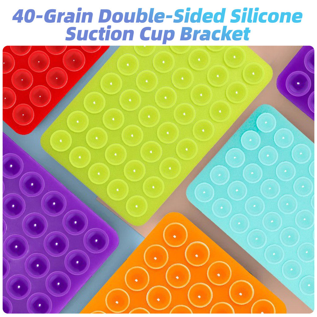 Fonken ถ ้ วยดูดสองด ้ านโทรศัพท ์ ซิลิโคนดูดเคสโทรศัพท ์ กาวเหนียวแฮนด ์ ฟรีโทรศัพท ์ Grip ขาตั ้ งโทรศัพท ์ - รูปที่ 2