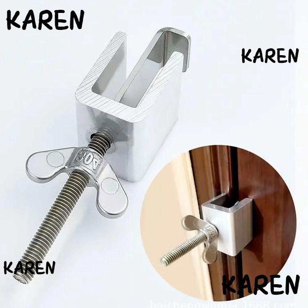 Karen ประตูล ็ อค , ติดตั ้ งง ่ ายสแตนเลสความปลอดภัยประตูล ็ อค , แบบพกพา Anti Theft Security Buckle Lock Travel