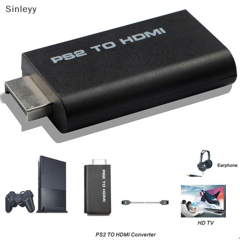 Nle HDV-G300 PS2 ถึง HDMI 480i/480p/576i อะแดปเตอร์แปลงวิดีโอเสียงสําหรับ PSX PS4 N
