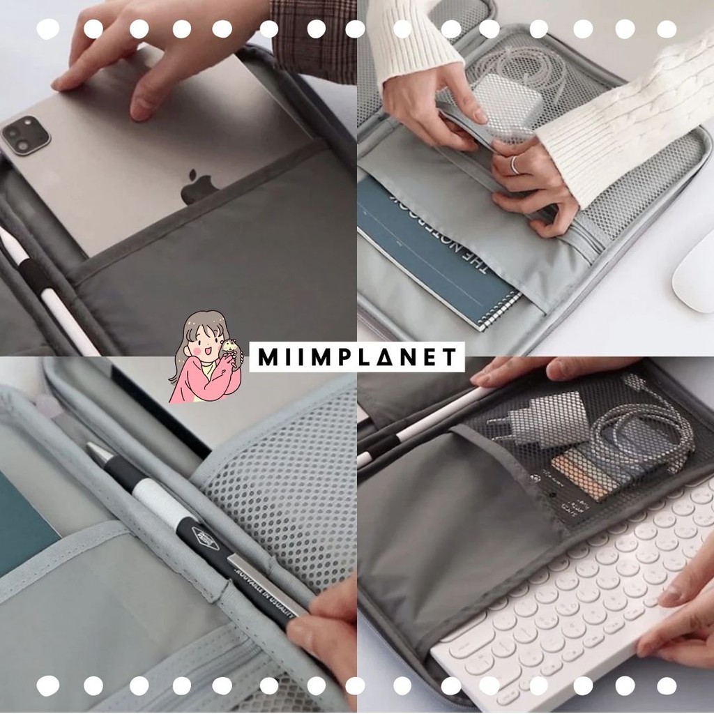 x&y กระเป๋าใส่ไอแพด ช่องเยอะ iPad Tablet Apricity for ipad Air5 Air4 10.9 Gen9 Gen7 Gen8 10.2 Pro 11 2020 2019 20 - รูปที่ 5