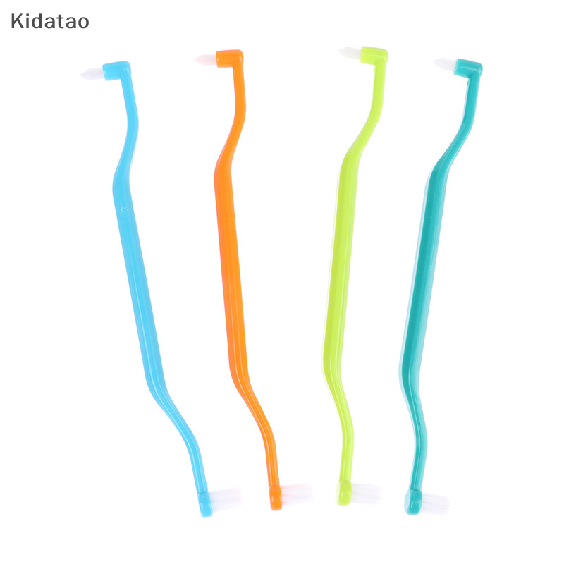 Kidatao Orthodontic Interdental Brush แปรงสีฟันทําความสะอาดฟันแบบนุ่ม Double-Beam Oral NEW