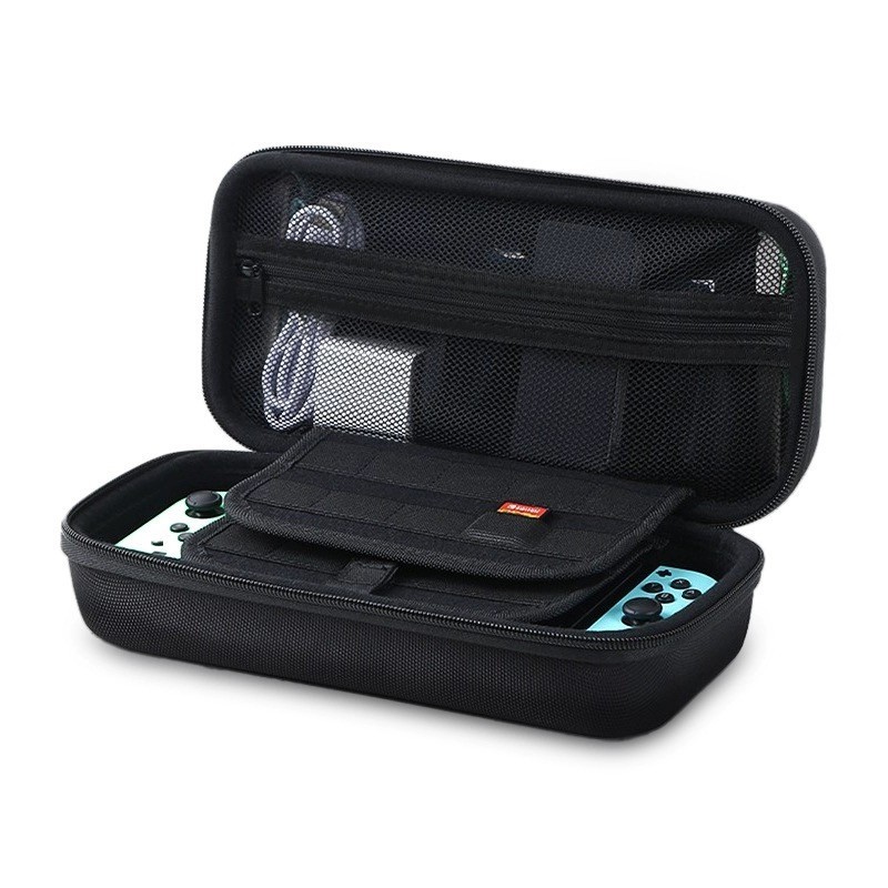 สําหรับ Ayn Odin 2 กระเป๋าหน้าจอสัมผัสคอนโซลเกมมือถือแบบพกพาสีดําพกพาสําหรับ Ayn Odin 2 กรณีป้องกัน