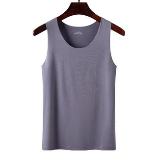 เสื้อกล้าม ผ้าไหม ระบายอากาศ สีพื้น สําหรับผู้หญิง