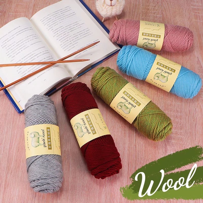 [สต๊อกพร้อมจัดส่งที่รวดเร็ว] เส้นด้ายขนสัตว์ 3 เส้น 100 กรัม 42 สี Alpaca Mohair ด้ายขนสัตว์หนาปานกลาง Group ด้ายโครเชต์ถักมือ ด้ายขนสัตว์