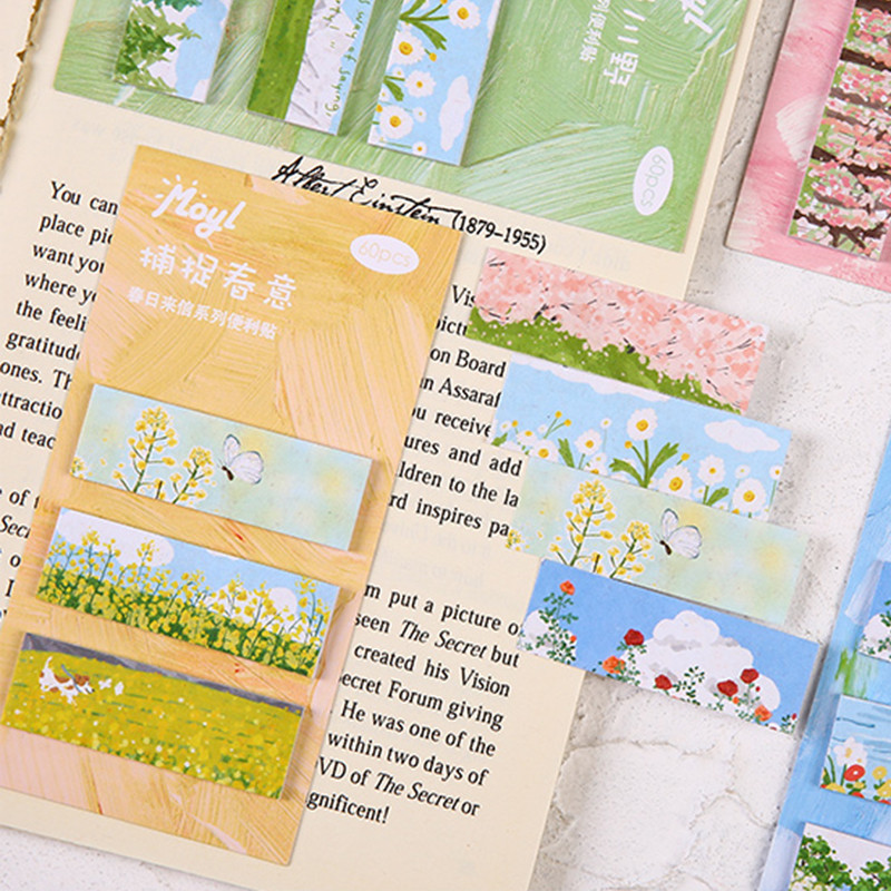 แผ่นบันทึกแท็กดัชนีเรียบง่ายเงา 60 แผ่น – กระดาษกาวกระดาษโน้ตสีสันสดใสสําหรับสํานักงานโรงเรียนนักเรียน ราคา ถูกที่สุด ดีลบีเคเค แกลเลอรีภาพที่ 7