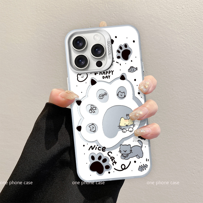 เข้ากันได้สำหรับ เคสไอโฟน เคสไอโฟน iPhone15 14 13 12 11promax xsmax xs xr x 7p 8plus เคส cy004