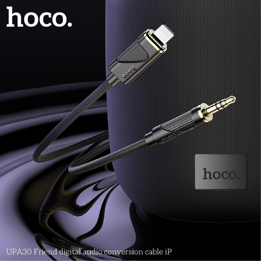 Hoco UPA30 สายแปลง ตัวแปลง Type-C/iP to Jack3.5mm AUX Audio Cabke สายสัญญานเสียง สำหรับ ลำโพง มือถือ - รูปที่ 5