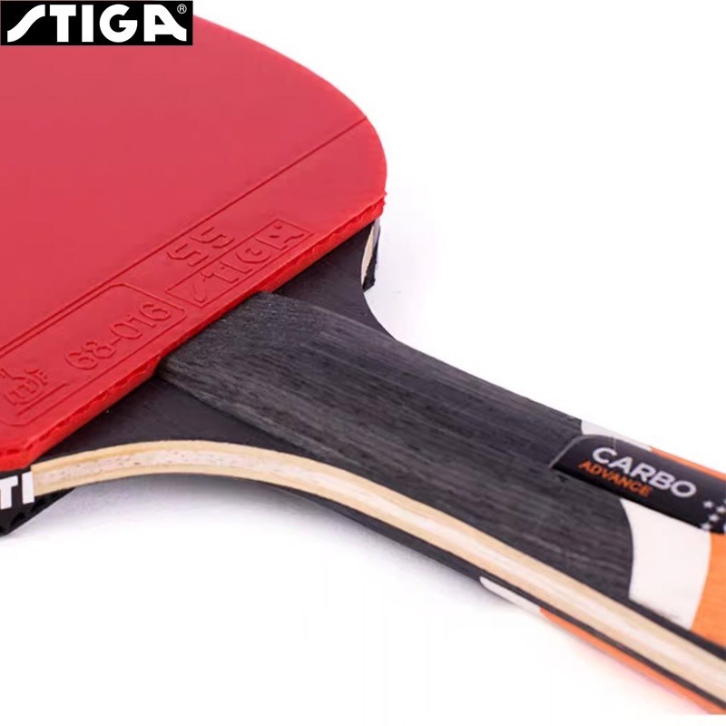 Original STIGA 6-STAR ไม้ปิงปอง 5 + 2 Carbon Ping Pong Paddle พร้อมยาง 6 STAR Carbon Ping Pong Bat ชุดของขวัญ - รูปที่ 2