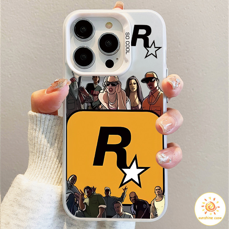 เคสโทรศัพท์เกมมิ่งสไตล์อเมริกัน ไอโฟน11 For iPhone12 13 14 15Pro MAX X XS XR XS 6 7 8Plus SE2020 เคสโทรศัพท์