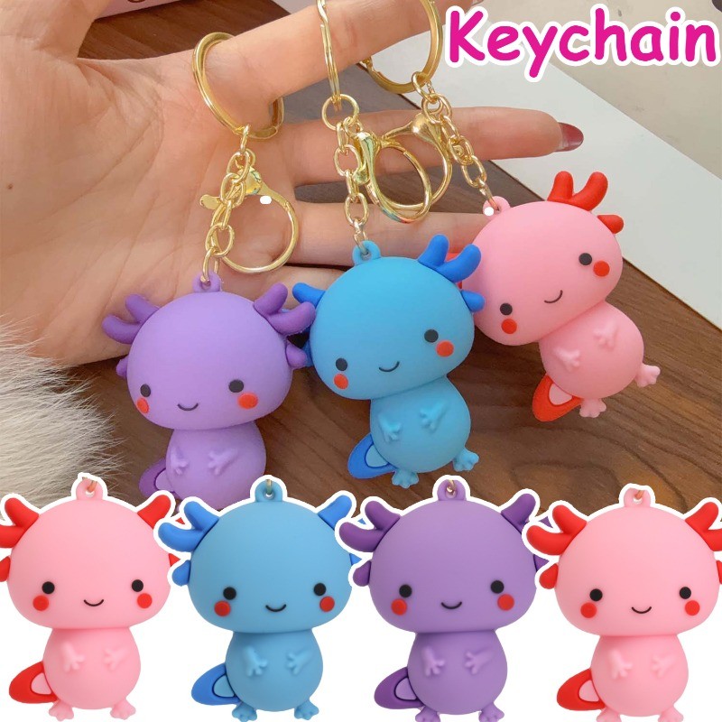 การ์ตูน ซาลาแมนเดอร์ พวงกุญแจ - แฟชั่น, น่ารัก, ความคิดสร้างสรรค์ - พวงกุญแจ เครื่องประดับ - กระเป๋า, เครื่องประดับตกแต่งรถ - ของขวัญน่ารักสําหรับเพื่อน, นั