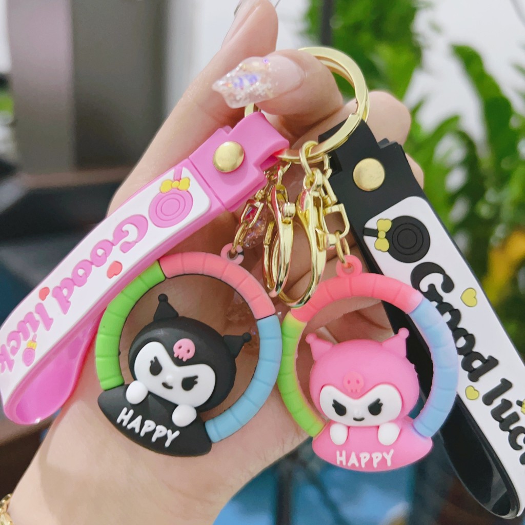 การ์ตูนน่ารักสร้างสรรค์ พวงกุญแจสไตล์ใหม่ แฟชั่นของสาวๆ พวงกุญแจรถ ๆ น้อย ๆ น่ารักประณีต จี้กระเป๋า กระเป๋าสตางค์ - รูปที่ 5