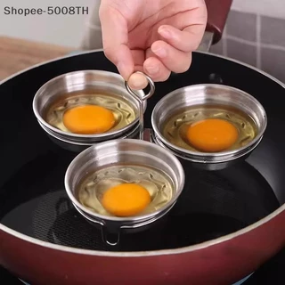 JIA สแตนเลสสตีลไข่ Poacher Poaching Pan Mould ไข่ Steamer นึ่งไข่แม่พิมพ์ Household ครัวเครื่องมือทําอาหาร Gadget {th}