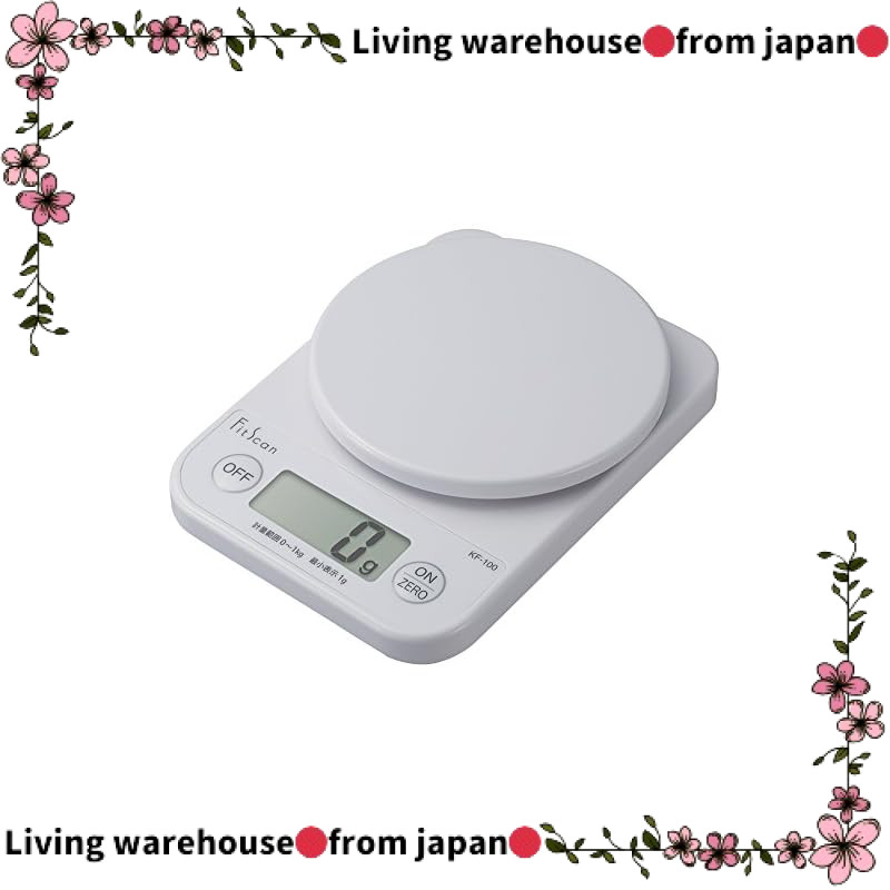 Japan Official
Tanita Cooking Scale Compact Design, Space-Saving, Comes with Trial Batteries, Measur