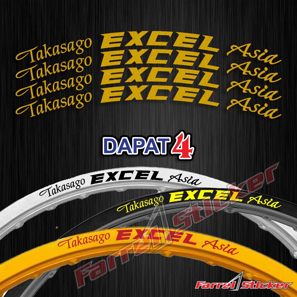 สติ๊กเกอร์ขอบ Takasago Excel Asia
