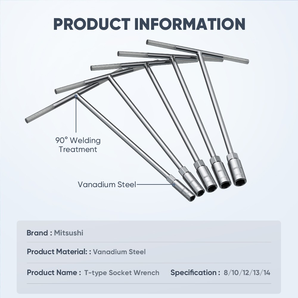 Mitsushi ประแจตัวที มีหลายขนาดให้เลือก