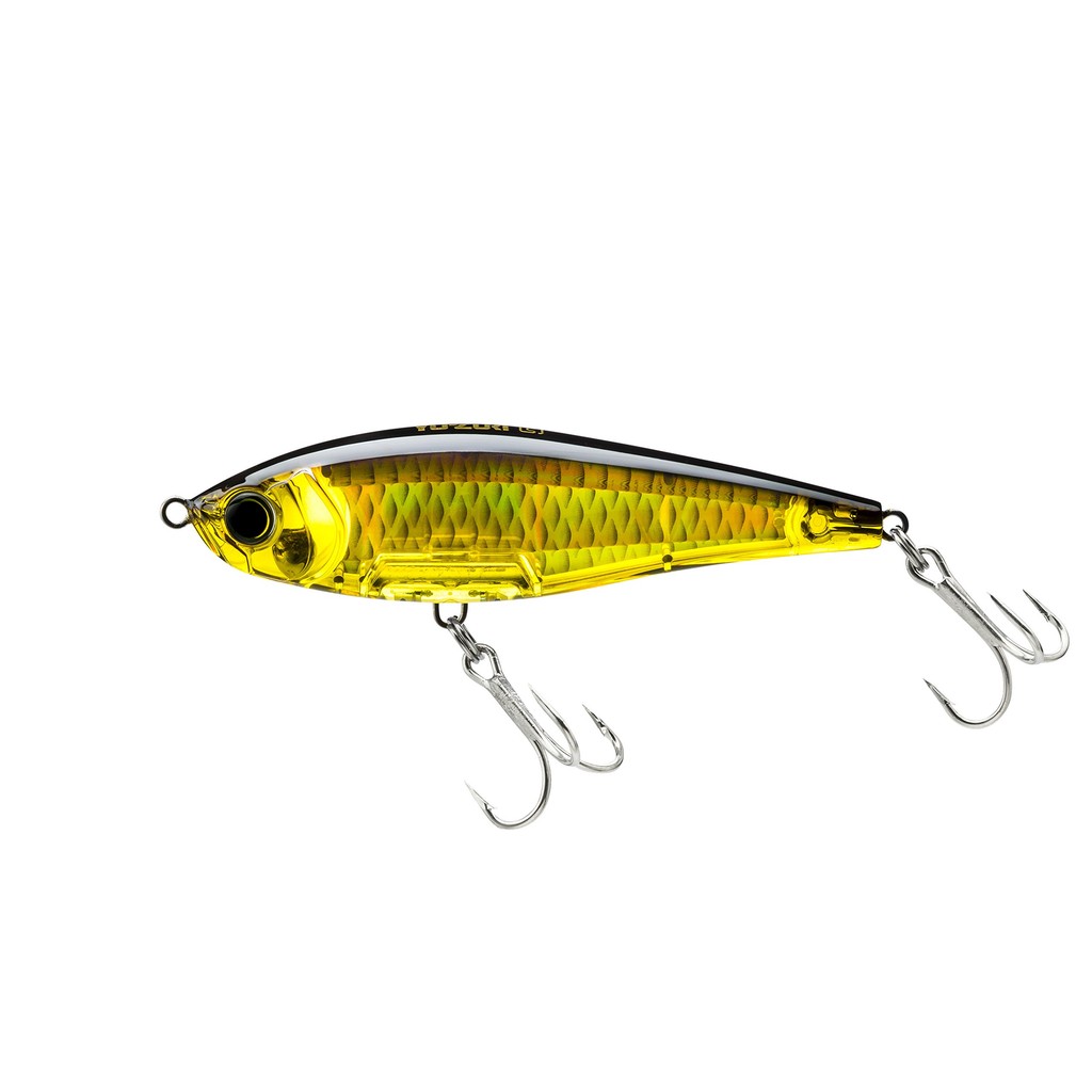YO-ZURI Lure Saltwater 3D Inshore Twitchbait (SS) 90mm HGBL Weight: 17g R1208-HGBL Gold Black