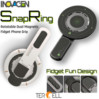 Inovagen SnapRing ที่วางโทรศัพท์แบบแม่เหล็กพร้อมปุ่มอยู่ไม่ส…