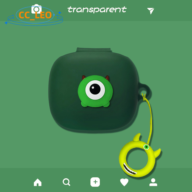 For Anker Soundcore Sport X20 Case Cartoon Totoro Doraemon Cute Silicone Finger Ring Pendant Soundco