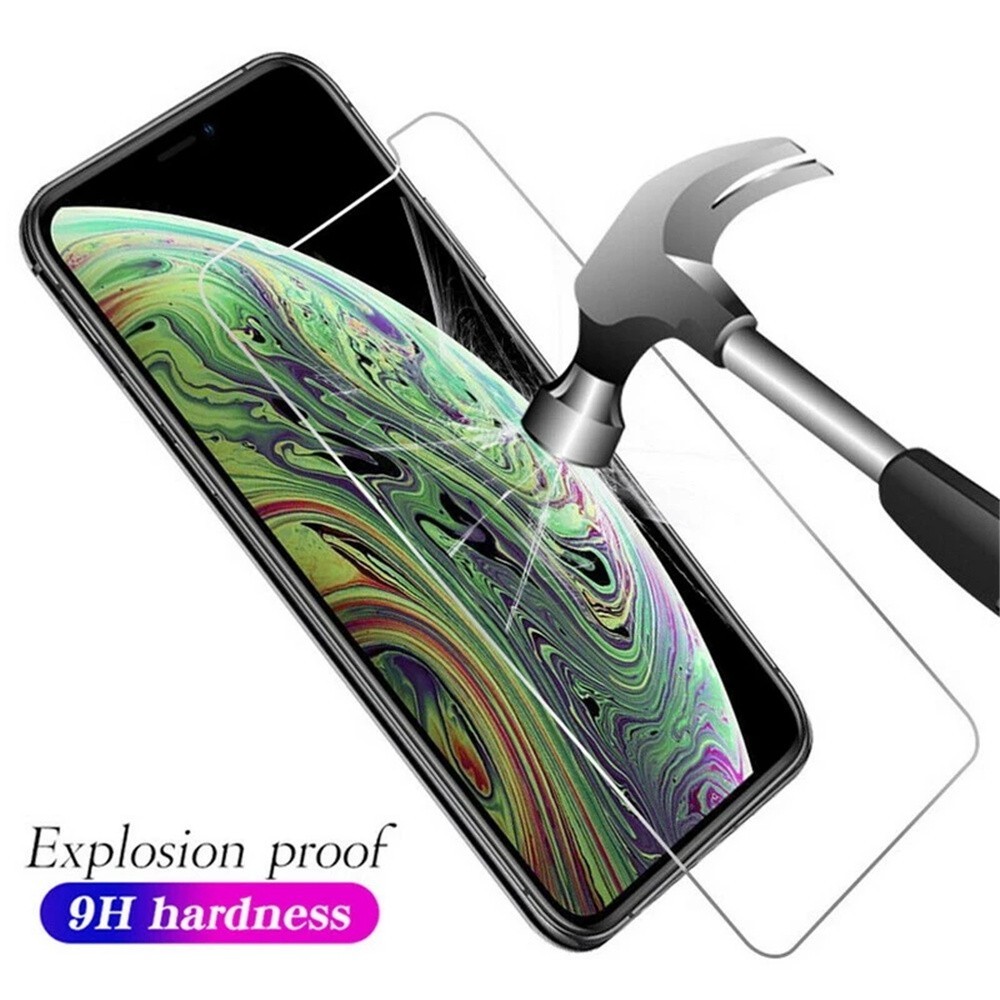 3PCS Full Cover Glass สําหรับ iPhone 17Promax 16 15 14 13 7 8 Plus กระจกนิรภัยสําหรับ iPhone X Xr 11 12 Pro Xs Max 7 8 ป้องกันหน้าจอ
