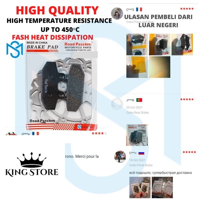 ผ้าเบรค Harley Fat Boy FLFBS Heritage Classic FLHCS FLSL Softail