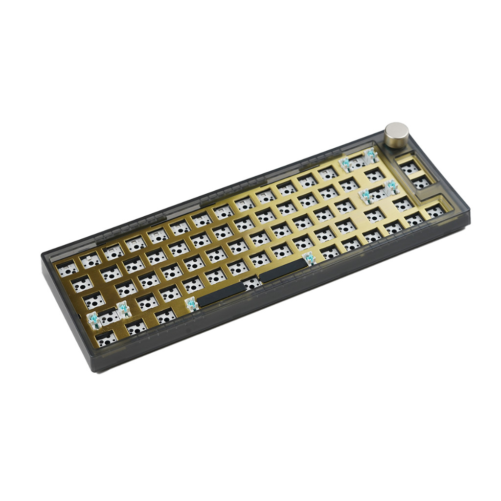 Mathew Tech MK66 Pro mechanical keyboard Kit hot-swappable 3-mode lubed stab,RGB light,TTC socket,So
