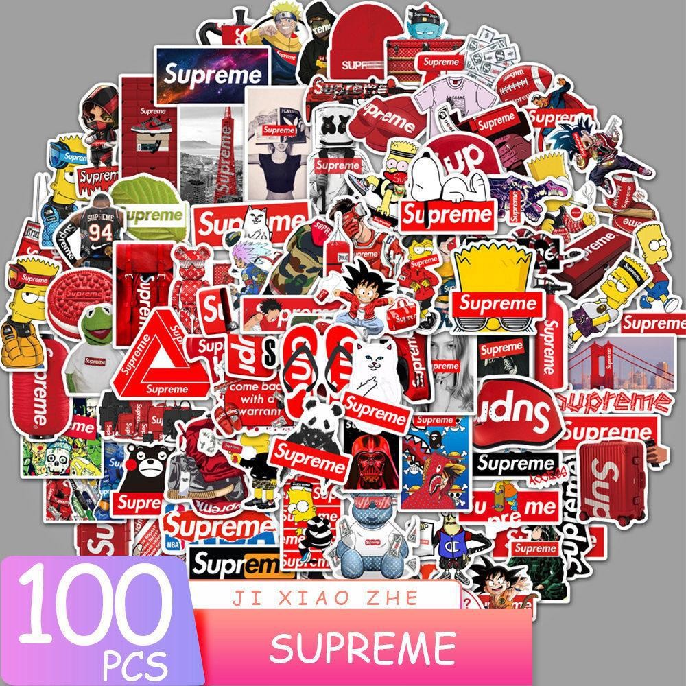 100ชิ้นกราฟฟิตีสติ๊กเกอร์กระเป๋าเดินทางโน๊ตบุ๊คถ้วยน้ําตู้เย็นกันน้ําสติ๊กเกอร์ตกแต่ง