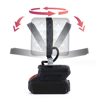 สําหรับ OSUKA/MAKITA 18V แบตเตอรี่ Li-ion ไฟ LED ทํางาน 3/5/8 นิ้วไฟฉายแบบพกพาฉุกเฉินโคมไฟ Camping โคมไฟ