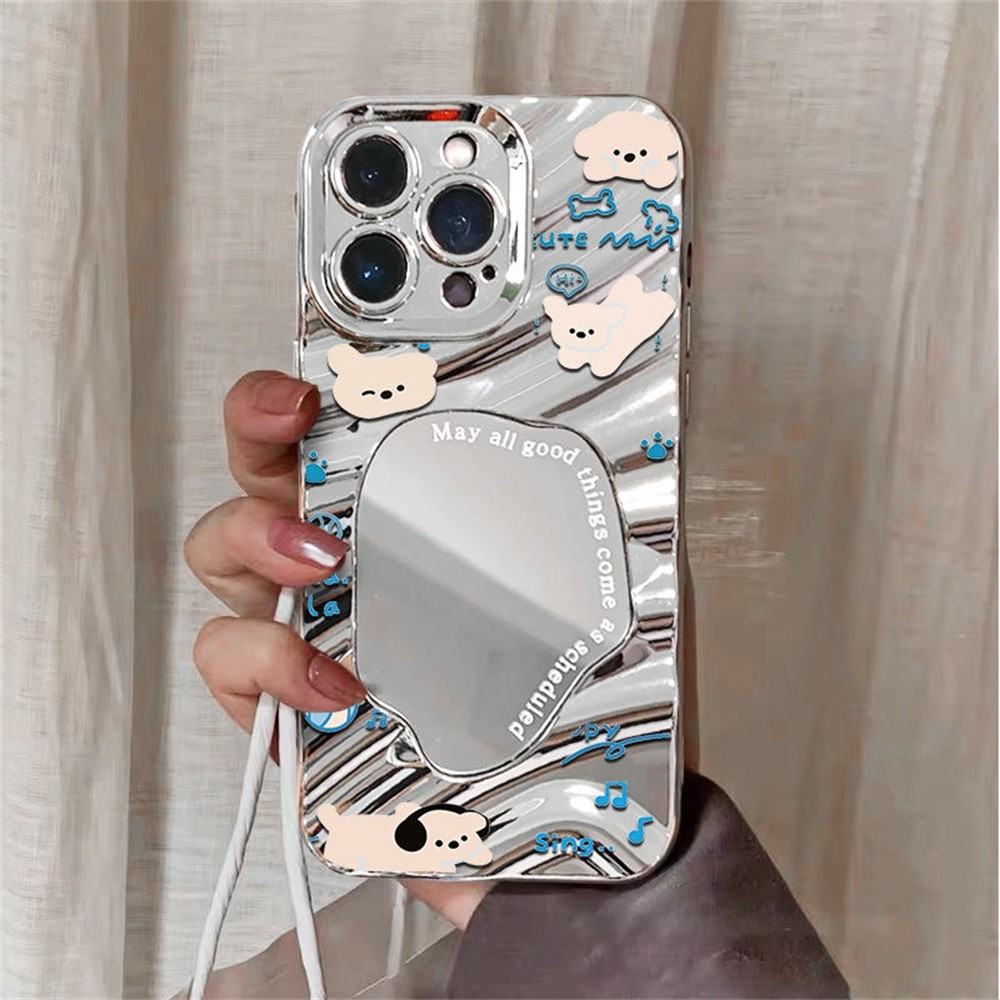 กระจก คลื่น เคส for เคส samsung a54 5g A55 A12 A14 เคสซัมซุง a06 A15 A16 เคสซัมซุง a05s A34 A35 เคสโ