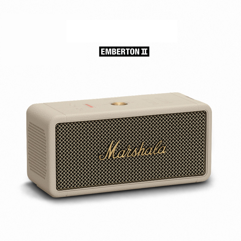 New Wireless Bluetooth ลำโพงบลูทูธพกพา (สี Black And Brass)