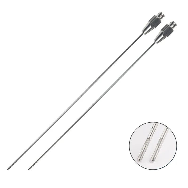 การดูดไขมัน Cannula Micro Cannula สําหรับการปลูกไขมัน Luer ล็อคเครื่องมือดูดไขมัน