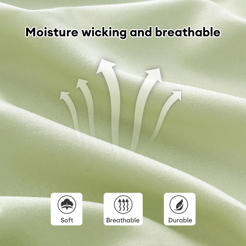 สีทึบ ผ้าปูที่นอน ผ้าปู 6ฟุต/5ฟุต/3.5ฟุต ผ้าปูรัดมุม bedsheet เทา /เขียว/ขาว/ชมพู - รูปที่ 2