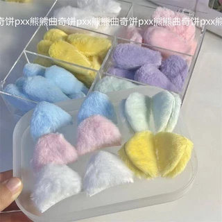 หูตกแต่ง DIY วัสดุเสริม พัดลมลูกไม้ฝาครอบบัตรแฮนด์เมดอุปกรณ์เสริม