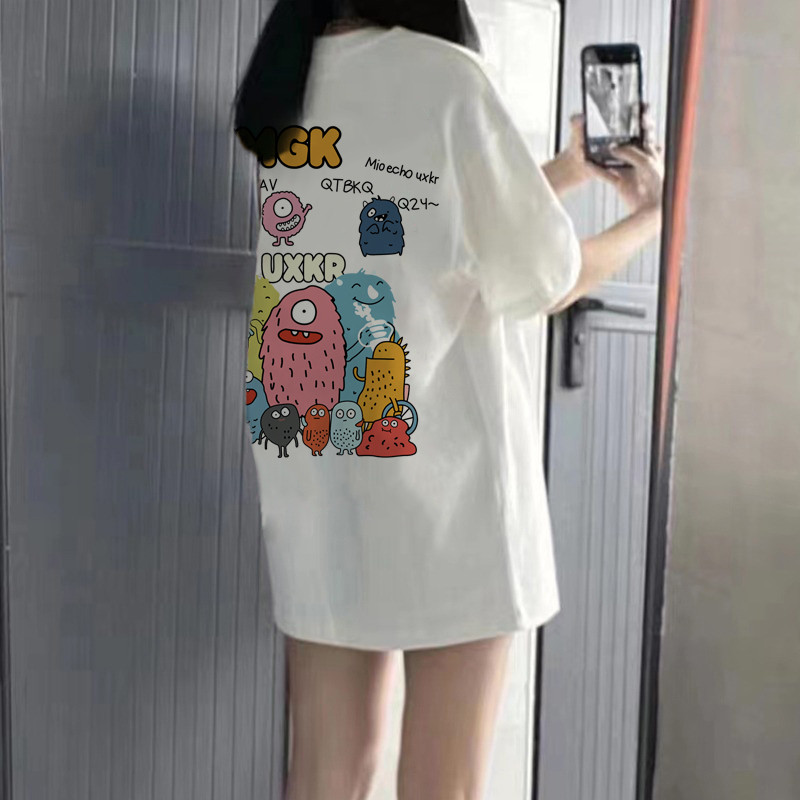 TeeTwoOneสไตล์เกาหลี เสื้อคอกลม “BLIMGK”พิมพ์ลายCOTTON100% โคตรนุ่ม OVERSIZE เสื้อผู้ชาย