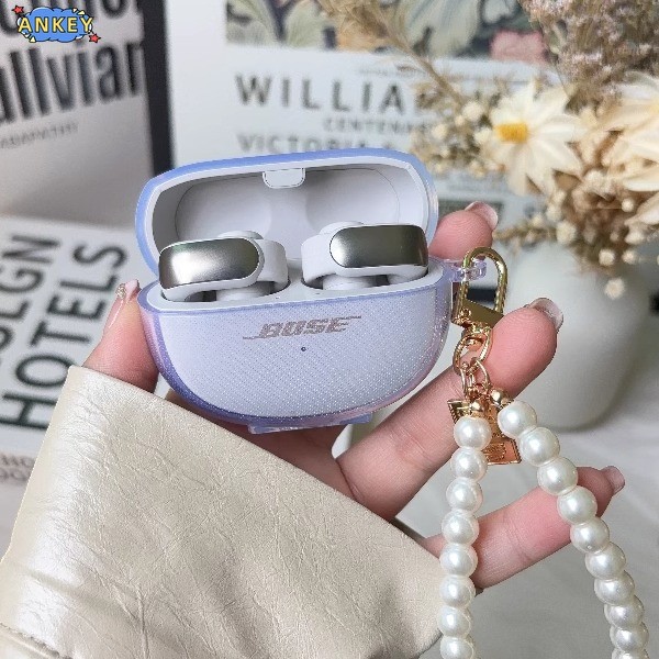 for Bose Ultra Open Earbuds Case Protective Transparent Clear pearl TPU Covers Bluetooth Earphone Shell