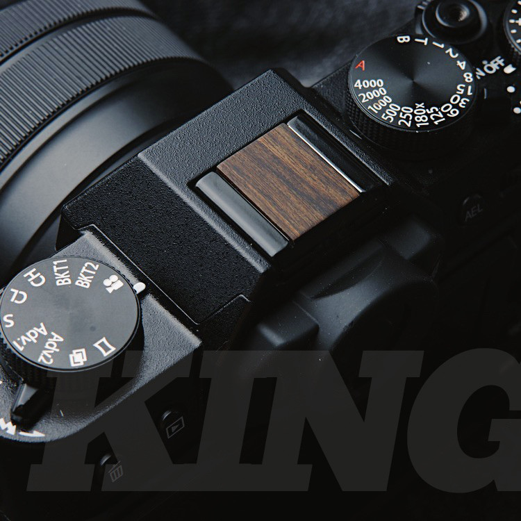 Light Shadow Original Fuji X-T30 รุ่นที่สอง X-H2s เฉพาะ Retro ไม้ฝาครอบรองเท้าร้อน XH2 XT30II อุปกรณ