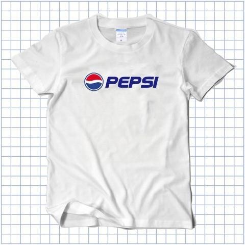 ผ้าฝ้ายแท้ Pepsi Cola Commemorative Edition เสื้อยืดแขนสั้น Coca Cola Juice Pepsi Cola, Unisex