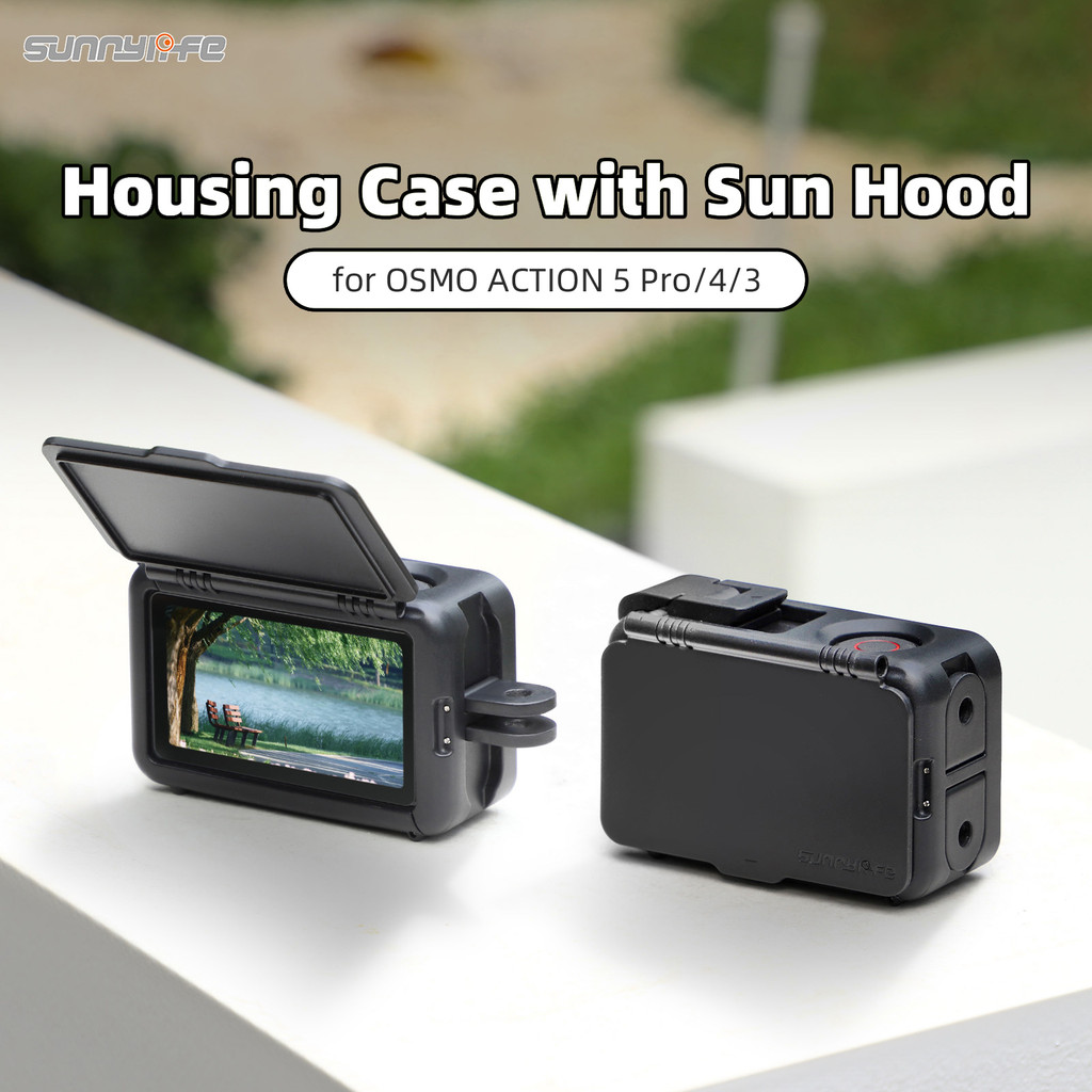 สําหรับ DJI Action 5 Pro/4/3 กรงกระต่ายขยายกรอบ Light Shield แผ่นป้องกัน Shell Anti Drop อุปกรณ์เสริมกล้อง