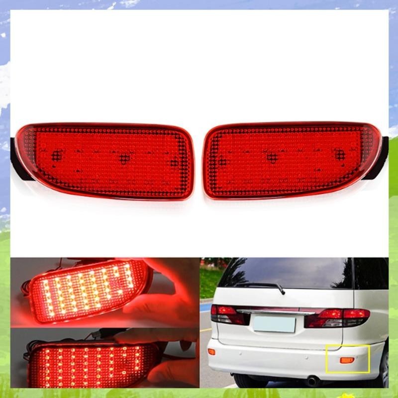[T X W F] ไฟเบรกท้ายรถยนต์ LED เลนส์สีแดง สําหรับ Previa Estima 30 Series