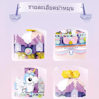 บล็อกของเล่น ของเล่นตัวต่อ กล่องดนตรี ไม่ต้องใช้แบตเตอรี่ ของเล่นเด็ก ของขวัญวันเกิด