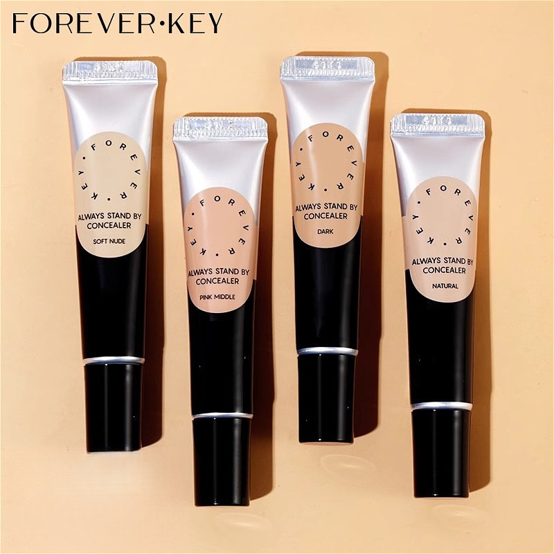 Foreverkey คอนซีลเลอร์ ปกปิดจุดด่างดํา สิว รอยคล้ําใต้ตา พับได้ ให้ความชุ่มชื้น และให้ความชุ่มชื้น