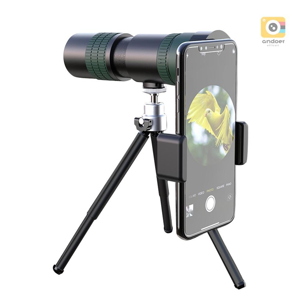 Apexel กล้องโทรทรรศน์ตาเดียว แบบพกพา ซูม 8X-24X BAK4 ปริซึม FMC เลนส์ พร้อมที่วางสมาร์ทโฟน ขาตั้งกล้อง และกระเป๋าจัดเก็บ สําหรับผู้ใหญ่ เด็ก คอนเสิร์ต เจ้าสาว ดู เดินป่า ตั้งแคมป์ เดินทาง