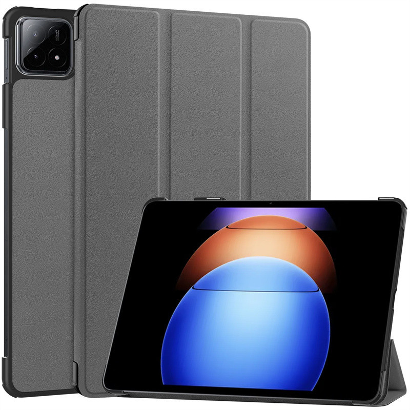 เคสแท็บเล็ตหนัง แบบแข็ง พับได้ พร้อมขาตั้ง สําหรับ Xiaomi Pad 6s PRO 2024 Case 12.4 นิ้ว Mi Pad 6s PRO 12.4 นิ้ว