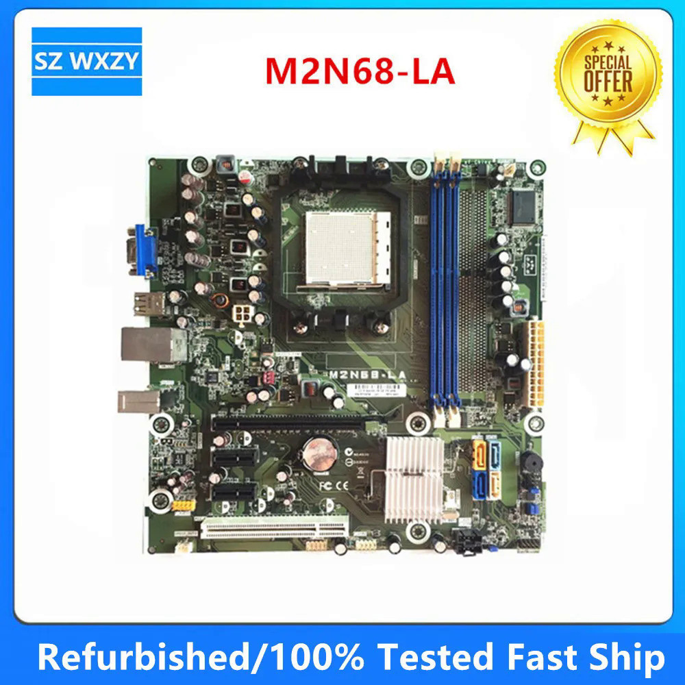 เมนบอร์ดเดสก์ท็อป สําหรับ HP M2N68-LA 570876-001 Am3 DDR3 MainBoard ทดสอบแล้ว 100% ส่งเร็ว